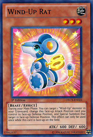 Wind-Up Rat [ORCS-EN023] Super Rare | Jomio and Rueliete's Cards and Comics