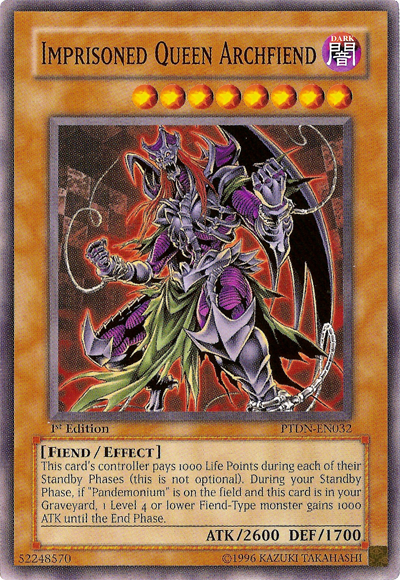Imprisoned Queen Archfiend [PTDN-EN032] Common | Jomio and Rueliete's Cards and Comics