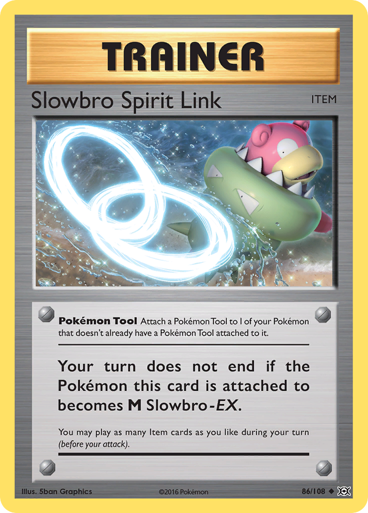 Slowbro Spirit Link (86/108) [XY: Evolutions] | Jomio and Rueliete's Cards and Comics