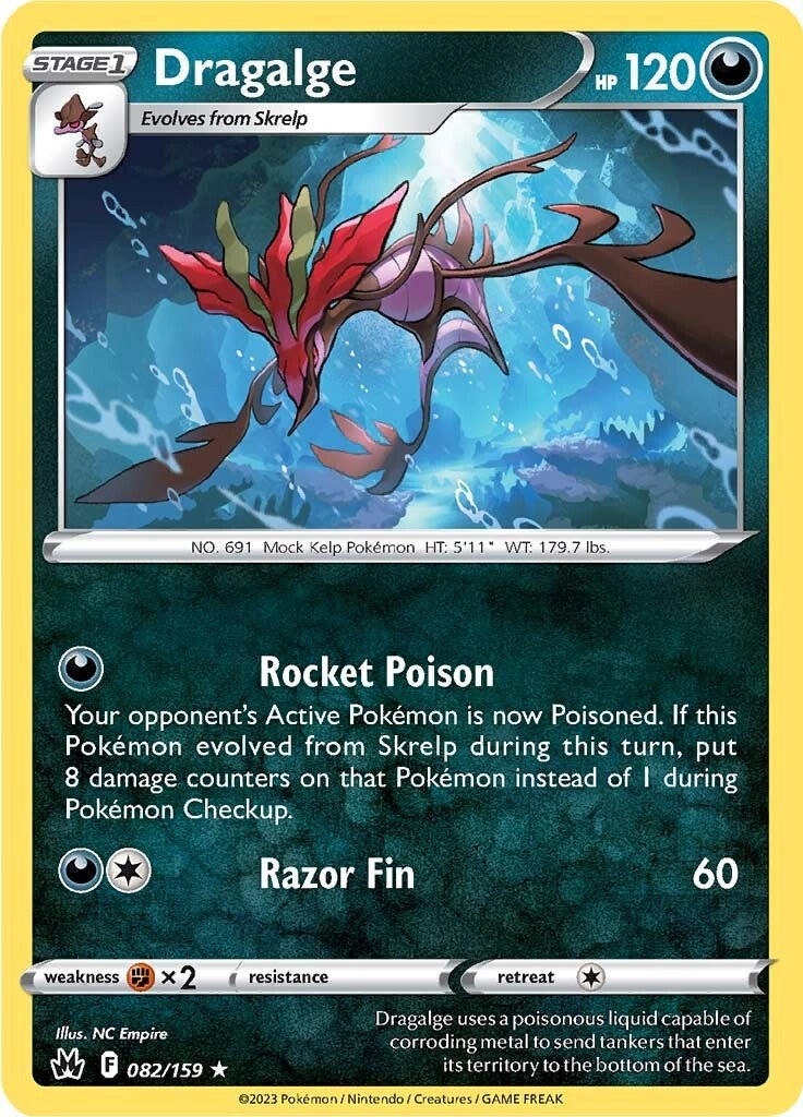 Dragalge (082/159) [Sword & Shield: Crown Zenith] | Jomio and Rueliete's Cards and Comics