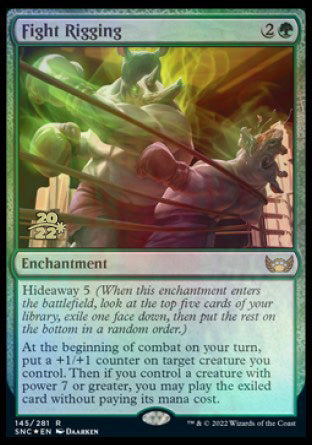 Fight Rigging [Streets of New Capenna Prerelease Promos] | Jomio and Rueliete's Cards and Comics