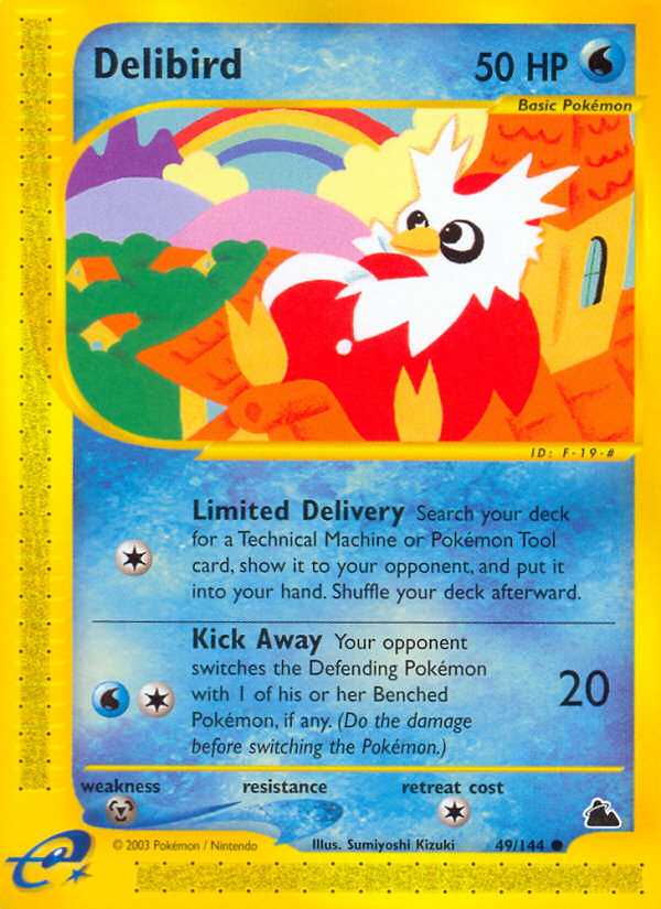 Delibird (49/144) [Skyridge] | Jomio and Rueliete's Cards and Comics