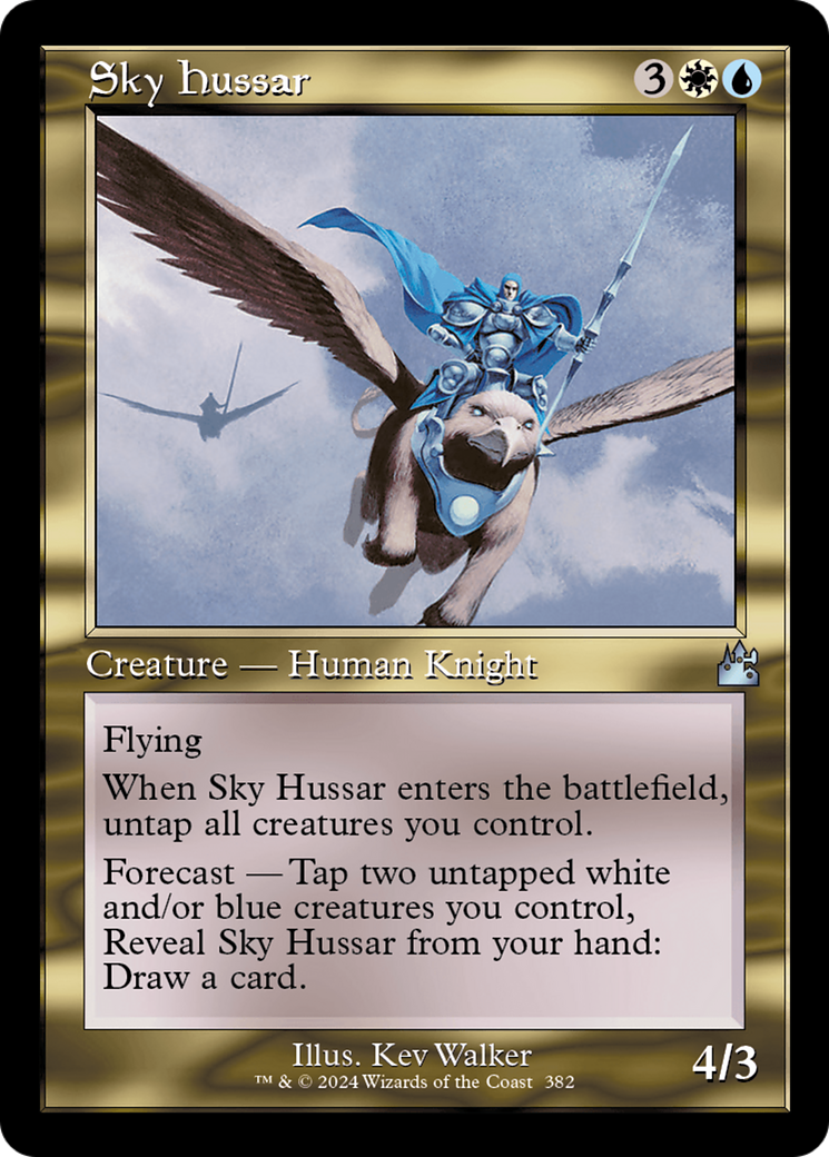 Sky Hussar (Retro Frame) [Ravnica Remastered] | Jomio and Rueliete's Cards and Comics
