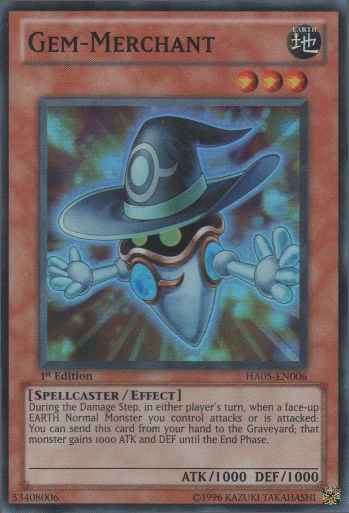 Gem-Merchant [HA05-EN006] Super Rare | Jomio and Rueliete's Cards and Comics