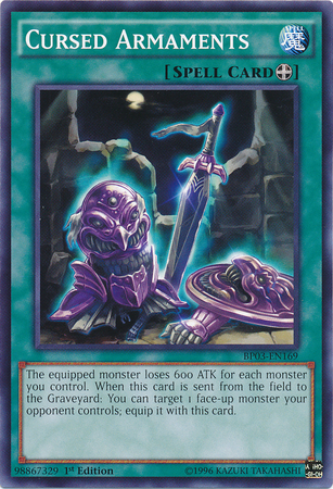 Cursed Armaments [BP03-EN169] Common | Jomio and Rueliete's Cards and Comics