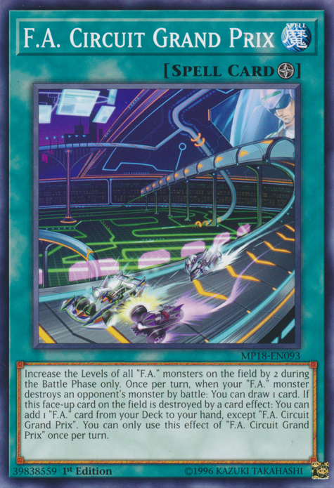 F.A. Circuit Grand Prix [MP18-EN093] Common | Jomio and Rueliete's Cards and Comics