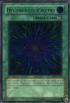 Degenerate Circuit (UTR) [CDIP-EN047] Ultimate Rare | Jomio and Rueliete's Cards and Comics