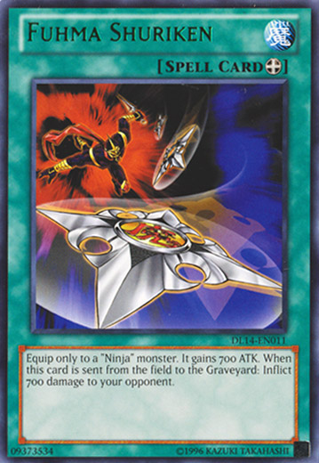 Fuhma Shuriken (Green) [DL14-EN011] Rare | Jomio and Rueliete's Cards and Comics
