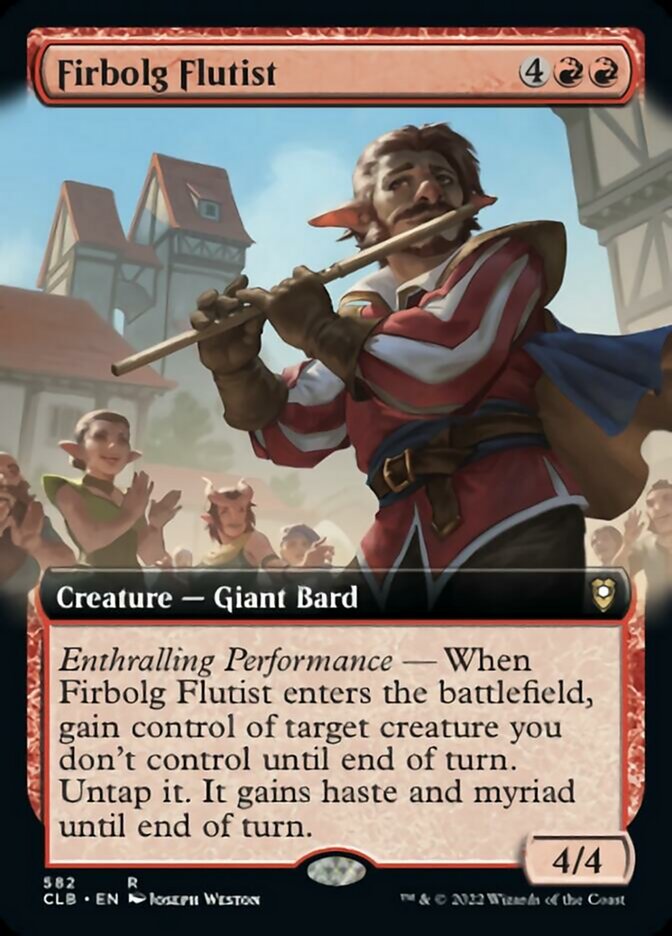 Firbolg Flutist (Extended Art) [Commander Legends: Battle for Baldur's Gate] | Jomio and Rueliete's Cards and Comics