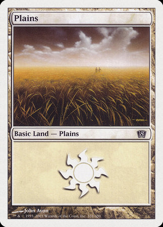 Plains (331) [Eighth Edition] | Jomio and Rueliete's Cards and Comics