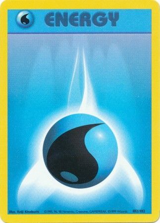 Water Energy (102/102) [Base Set Unlimited] | Jomio and Rueliete's Cards and Comics