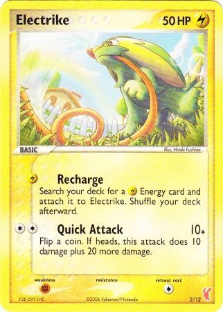 Electrike (2/12) [EX: Trainer Kit 2 - Plusle] | Jomio and Rueliete's Cards and Comics