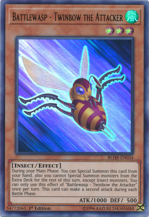 Battlewasp - Twinbow the Attacker [BLHR-EN034] Ultra Rare | Jomio and Rueliete's Cards and Comics