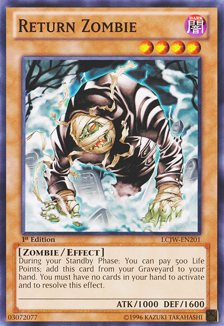 Return Zombie [LCJW-EN201] Common | Jomio and Rueliete's Cards and Comics