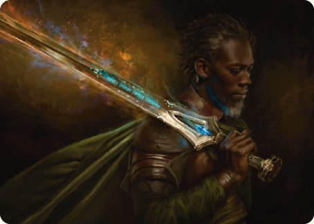 Anduril, Flame of the West Art Card [The Lord of the Rings: Tales of Middle-earth Art Series] | Jomio and Rueliete's Cards and Comics