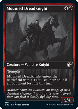 Mounted Dreadknight [Innistrad: Double Feature] | Jomio and Rueliete's Cards and Comics
