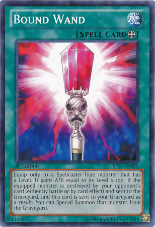 Bound Wand [SP14-EN035] Starfoil Rare | Jomio and Rueliete's Cards and Comics