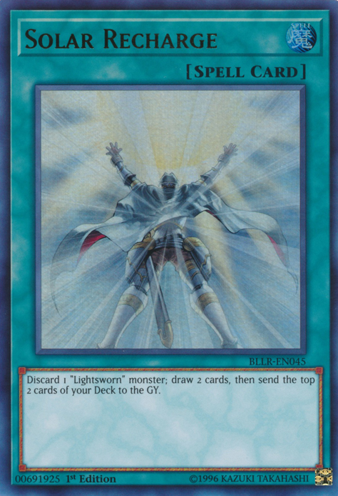 Solar Recharge [BLLR-EN045] Ultra Rare | Jomio and Rueliete's Cards and Comics