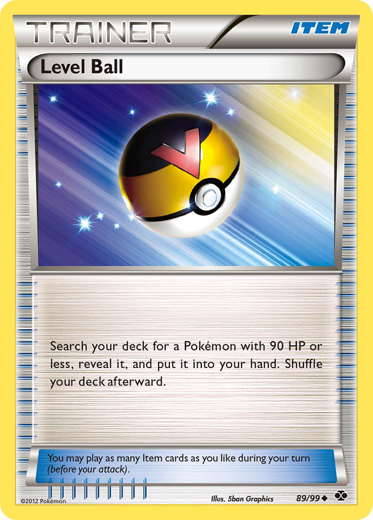 Level Ball (89/99) [Black & White: Next Destinies] | Jomio and Rueliete's Cards and Comics