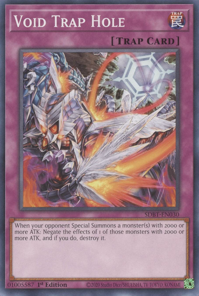 Void Trap Hole [SDBT-EN030] Common | Jomio and Rueliete's Cards and Comics