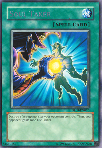 Soul Taker (Silver) [DL09-EN016] Rare | Jomio and Rueliete's Cards and Comics