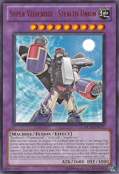 Super Vehicroid - Stealth Union (Red) [DL12-EN011] Rare | Jomio and Rueliete's Cards and Comics