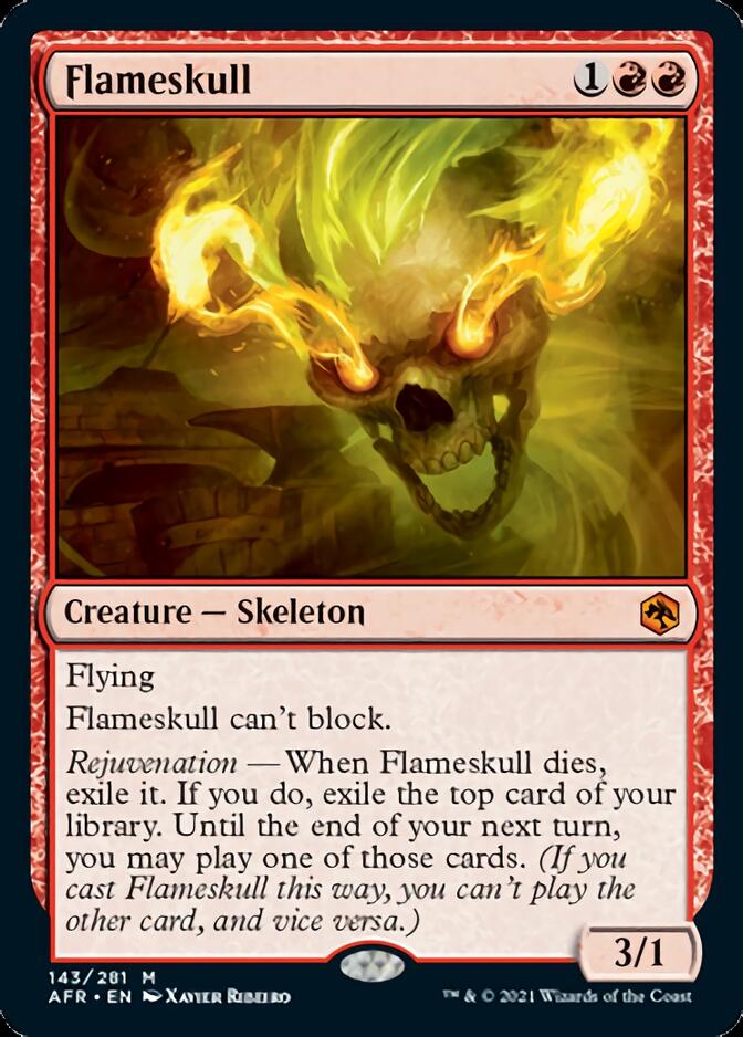 Flameskull [Dungeons & Dragons: Adventures in the Forgotten Realms] | Jomio and Rueliete's Cards and Comics
