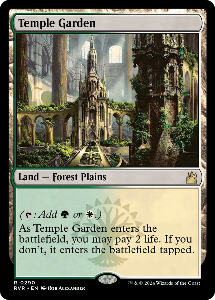 Temple Garden [Ravnica Remastered] | Jomio and Rueliete's Cards and Comics