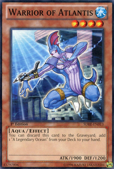 Warrior of Atlantis [SDRE-EN013] Common | Jomio and Rueliete's Cards and Comics