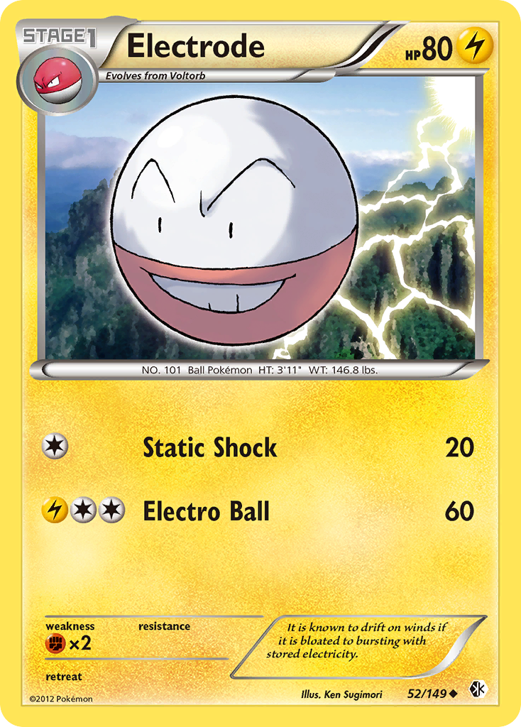 Electrode (52/149) [Black & White: Boundaries Crossed] | Jomio and Rueliete's Cards and Comics