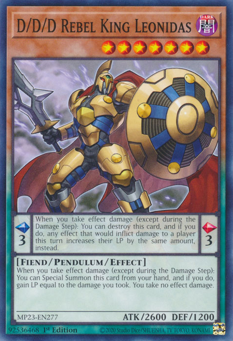 D/D/D Rebel King Leonidas [MP23-EN277] Common | Jomio and Rueliete's Cards and Comics