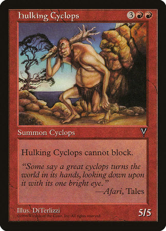 Hulking Cyclops [Visions] | Jomio and Rueliete's Cards and Comics