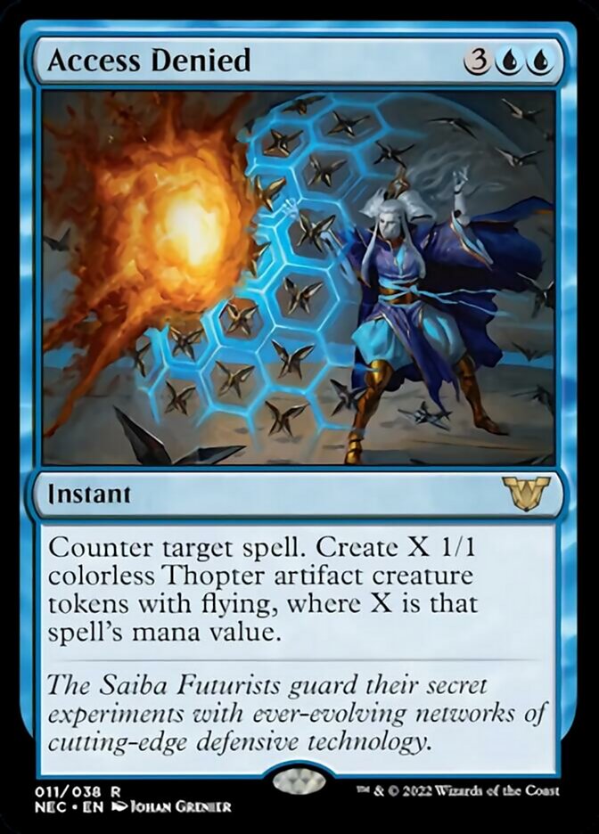 Access Denied [Kamigawa: Neon Dynasty Commander] | Jomio and Rueliete's Cards and Comics