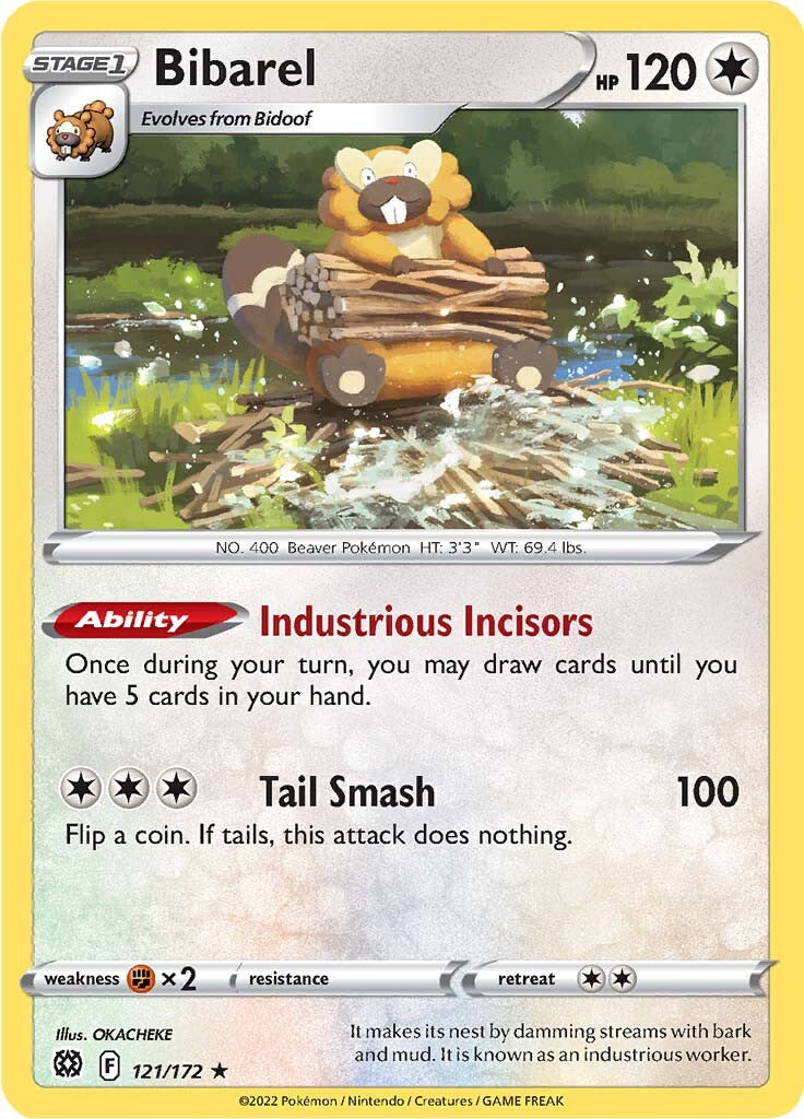 Bibarel (121/172) [Sword & Shield: Brilliant Stars] | Jomio and Rueliete's Cards and Comics