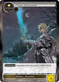 Power from Inside (1-031) [The Dawn of Valhalla] | Jomio and Rueliete's Cards and Comics