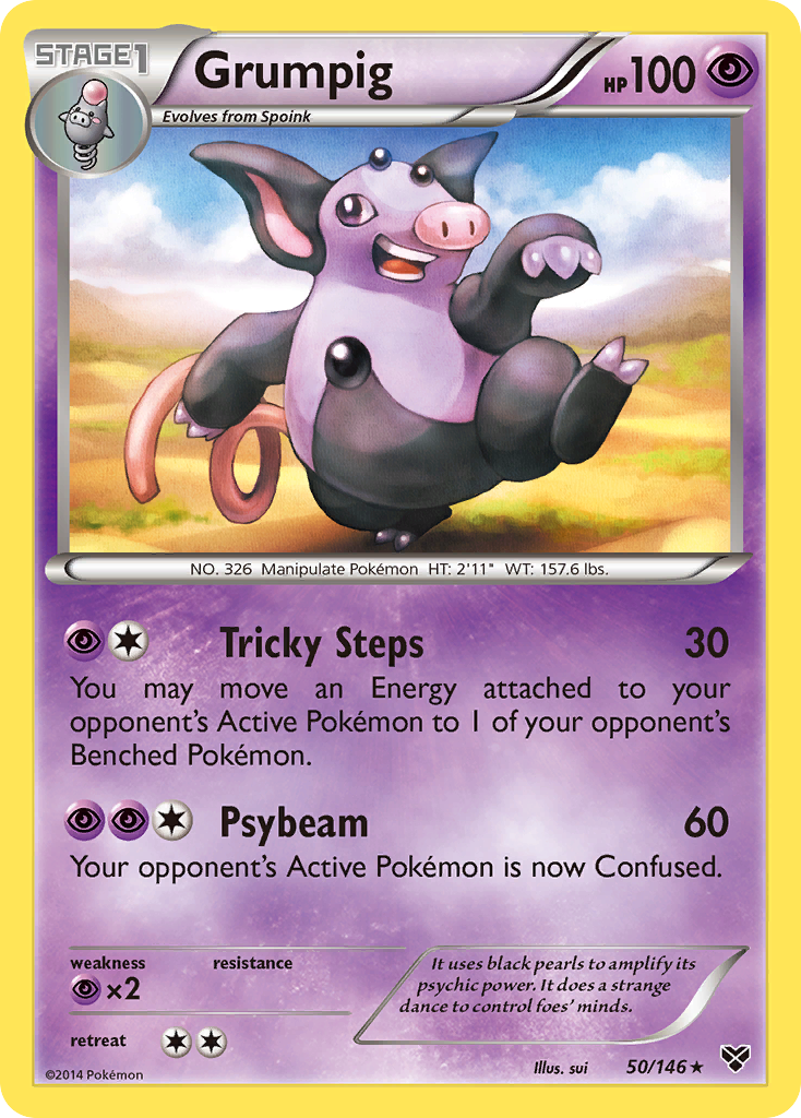 Grumpig (50/146) [XY: Base Set] | Jomio and Rueliete's Cards and Comics