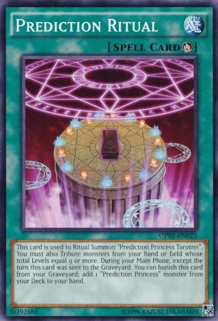 Prediction Ritual [OP02-EN025] Common | Jomio and Rueliete's Cards and Comics