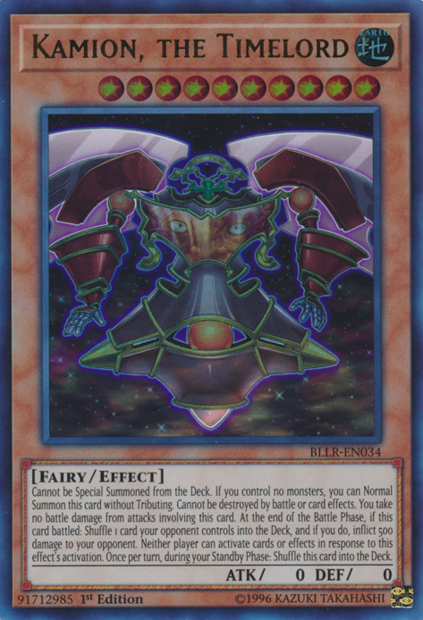 Kamion, the Timelord [BLLR-EN034] Ultra Rare | Jomio and Rueliete's Cards and Comics