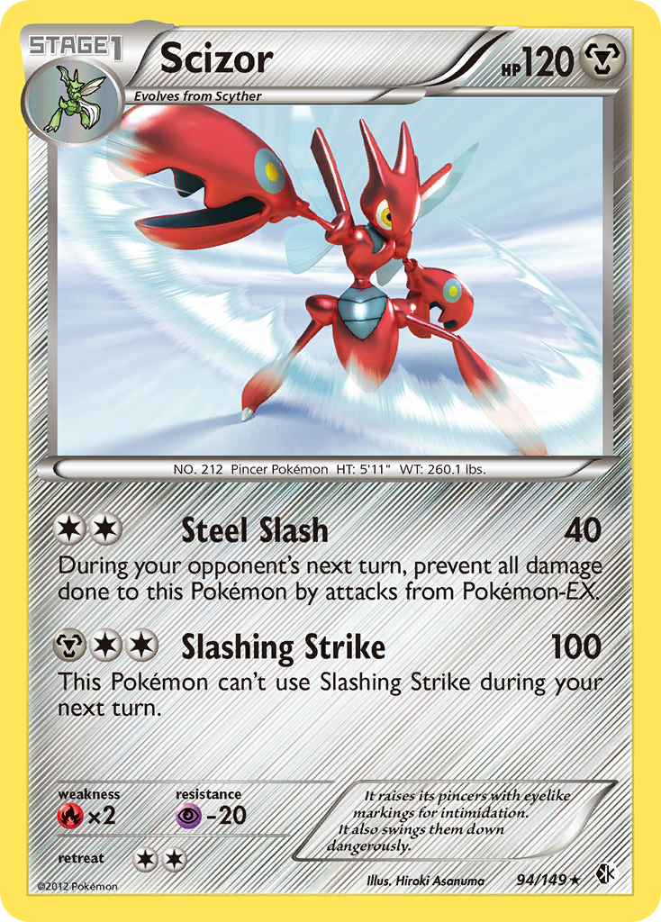 Scizor (94/149) [Black & White: Boundaries Crossed] | Jomio and Rueliete's Cards and Comics