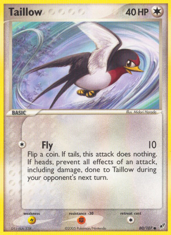 Taillow (80/107) [EX: Deoxys] | Jomio and Rueliete's Cards and Comics