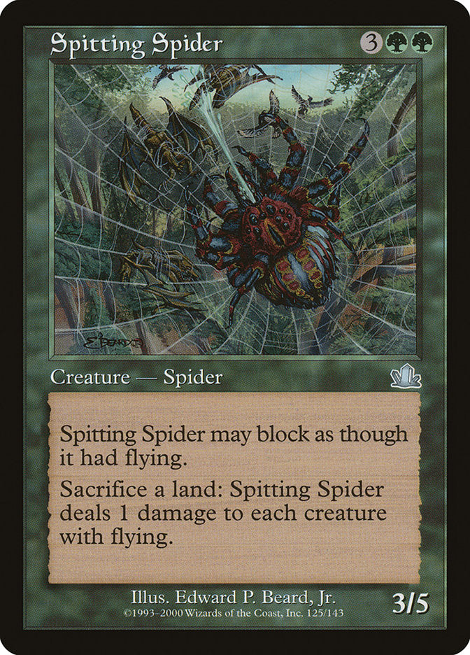 Spitting Spider [Prophecy] | Jomio and Rueliete's Cards and Comics