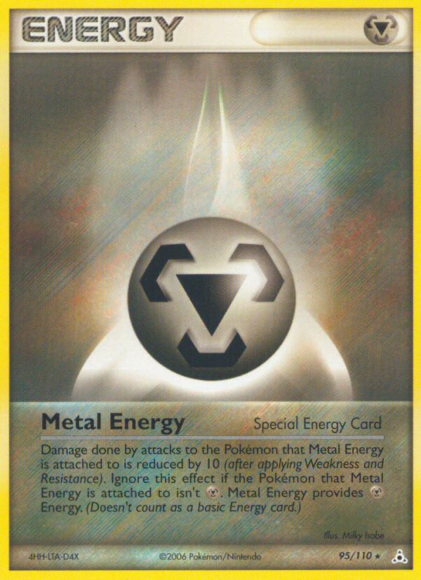 Metal Energy (95/110) [EX: Holon Phantoms] | Jomio and Rueliete's Cards and Comics