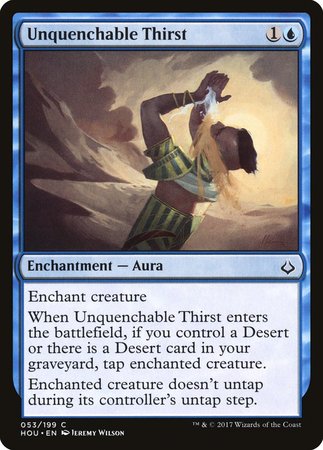 Unquenchable Thirst [Hour of Devastation] | Jomio and Rueliete's Cards and Comics