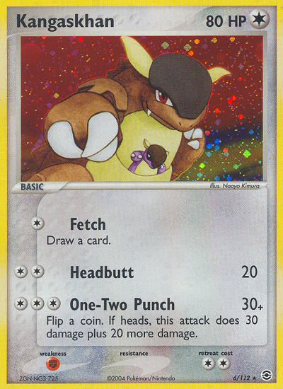 Kangaskhan (6/112) [EX: FireRed & LeafGreen] | Jomio and Rueliete's Cards and Comics