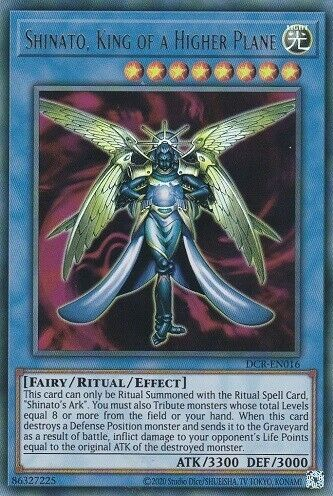 Shinato, King of a Higher Plane (25th Anniversary) [DCR-EN016] Ultra Rare | Jomio and Rueliete's Cards and Comics