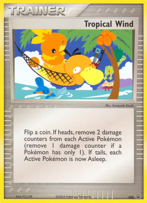 Tropical Wind (026) [Nintendo: Black Star Promos] | Jomio and Rueliete's Cards and Comics