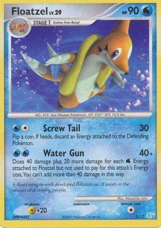 Floatzel (2/12) [Diamond & Pearl: Trainer Kit - Manaphy] | Jomio and Rueliete's Cards and Comics