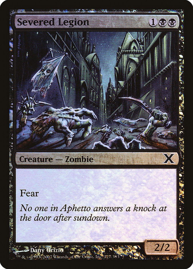 Severed Legion (Premium Foil) [Tenth Edition] | Jomio and Rueliete's Cards and Comics