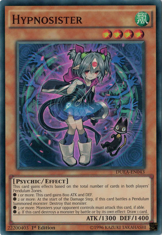 Hypnosister [DUEA-EN043] Super Rare | Jomio and Rueliete's Cards and Comics