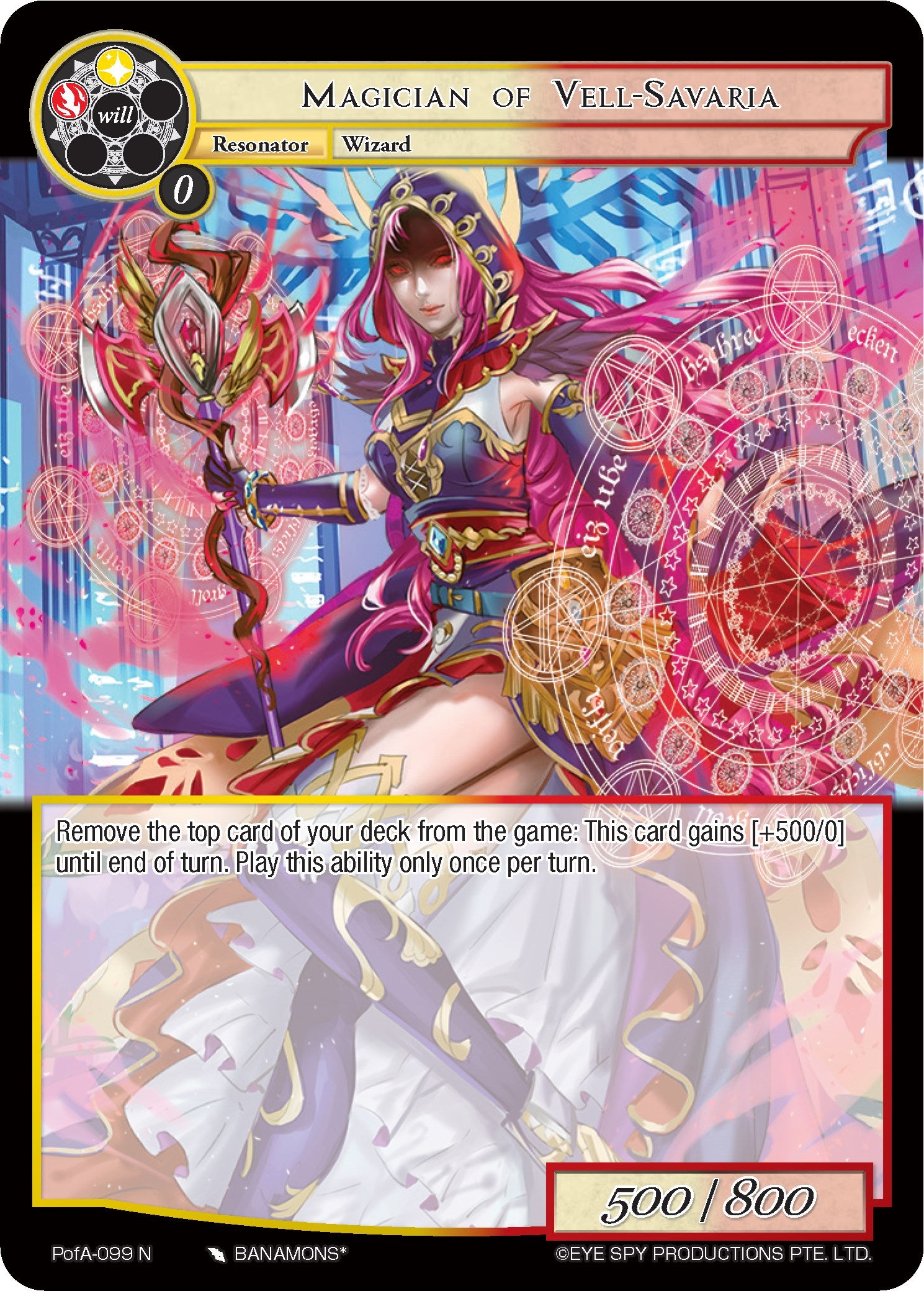 Magician of Vell-Savaria (PofA-099) [Alice Origin IV: Prologue of Attoractia] | Jomio and Rueliete's Cards and Comics